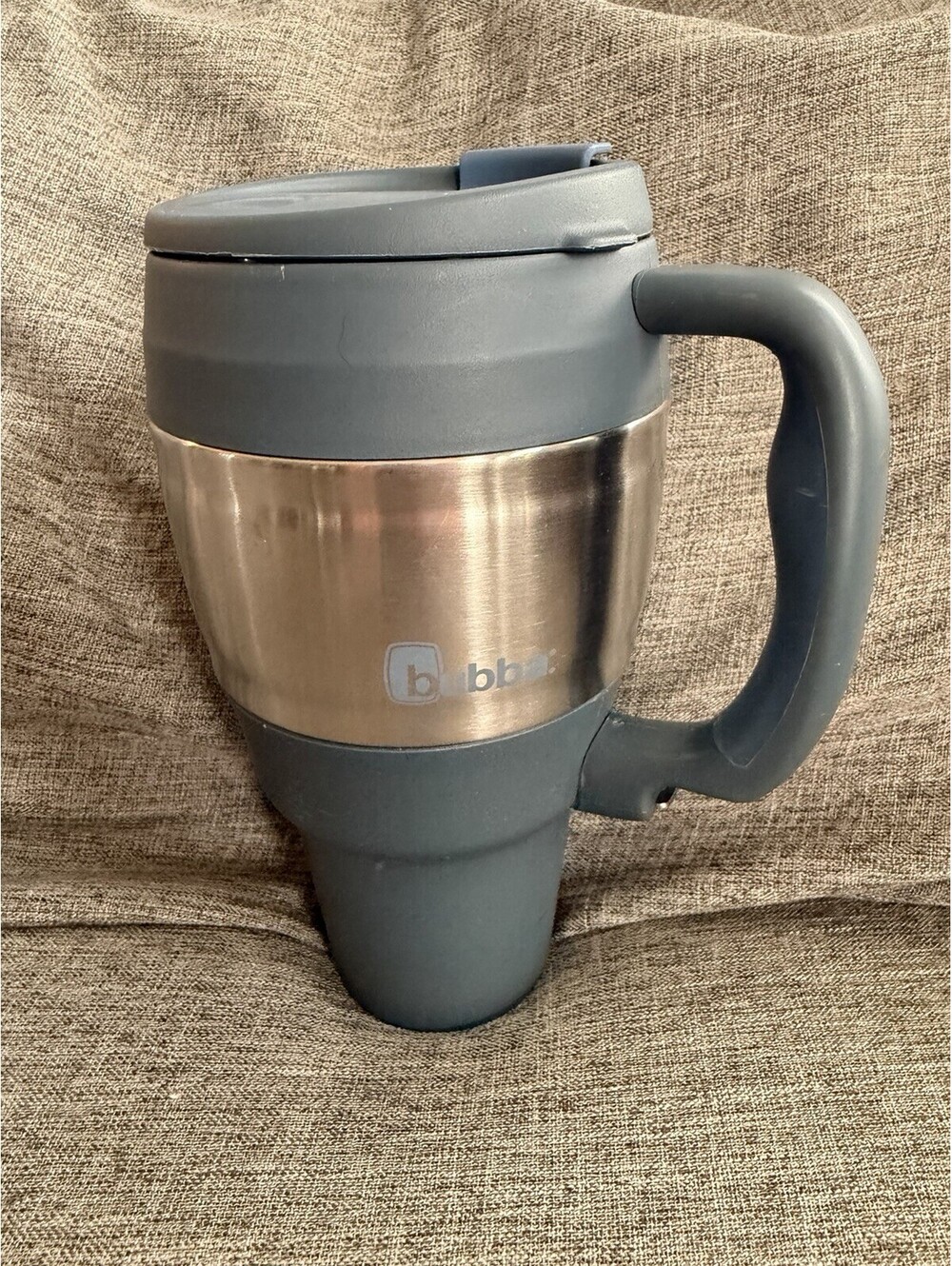 Bubba Keg Travel Mug 34 oz Insulated Stainless Steel Gray Flip Top Lid